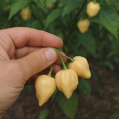 Habanero Pastel Orange Peach chili